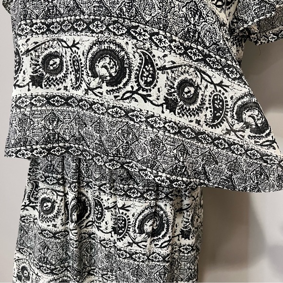 Madewell Silk Paisley 2 Piece Dress Size 2 - Picture 4 of 12